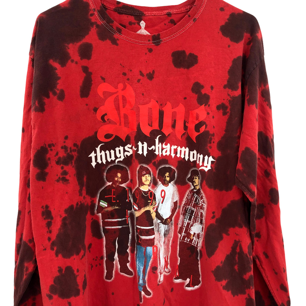 Bone Thugs-n-Harmony E. 1999 Eternal Tie-Dye Long Sleeve T-Shirt Medium